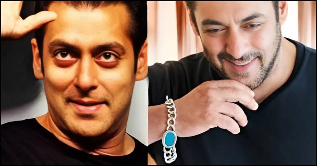 Salman Khan with his Firoza Bracelet