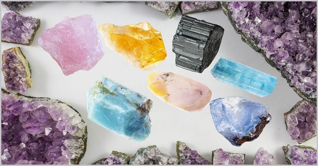 Rough Gemstones Strong Healing Properties