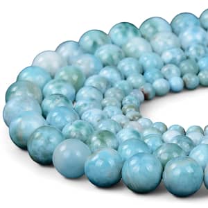 Natural Larimar Gemstone Beads Loose (