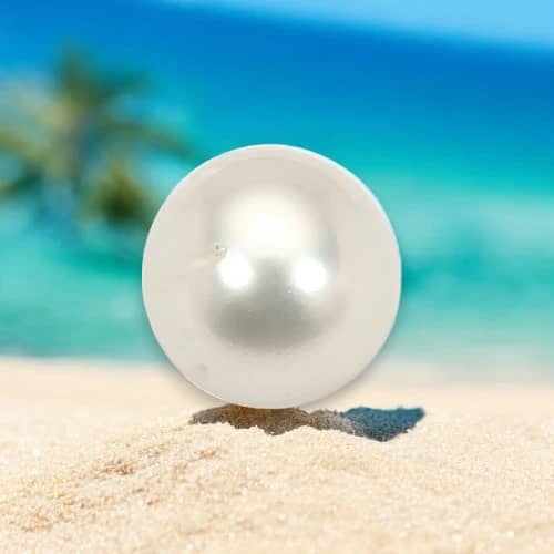 Pearl (Moti) stone on beach