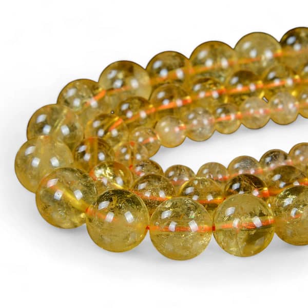 Natural Citrine Loose Beads Grade AAA (SBL2)