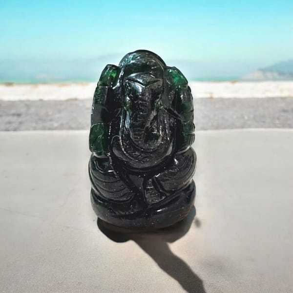 Green Aventurine Ganesha Statue